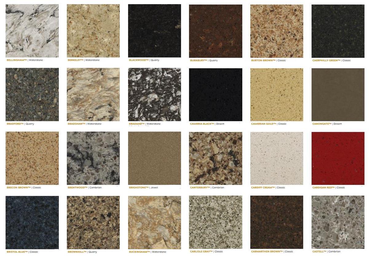 Quartz colors for kitchen countertops, bathroom Vanities, fireplace ...